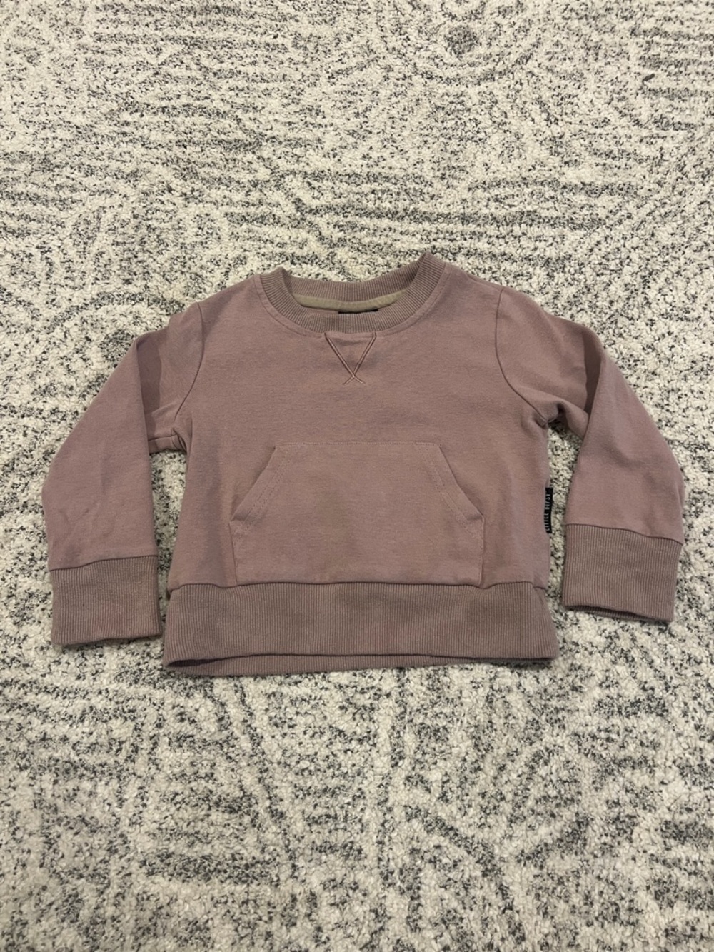Little Bispy Crewneck Sweatshirt in Mushroom